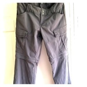 Prana convertible hiking pants size 4 short